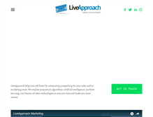 Tablet Screenshot of liveapproach.com
